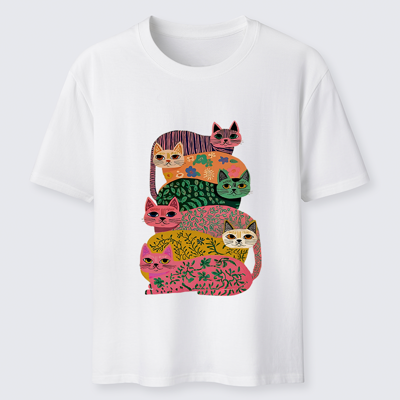 Tokyo-Lion Colorful Cats Classic T-Shirt