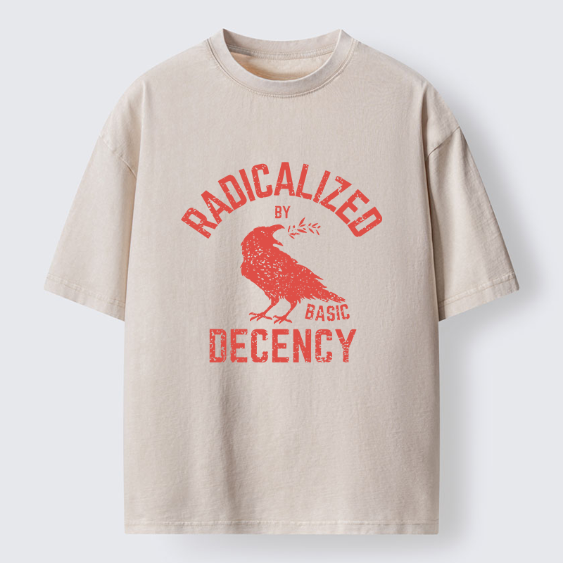 Tokyo-Lion Thoughtful Crow Washed T-Shirt