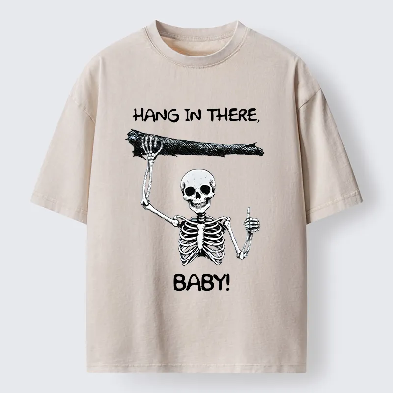 Tokyo-Lion Hang In There Washed T-Shirt