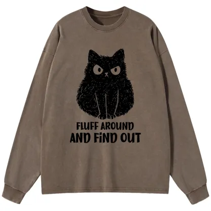 Tokyo-Lion Consequences Of Fooling Around Washed Long Sleeve T-Shirt