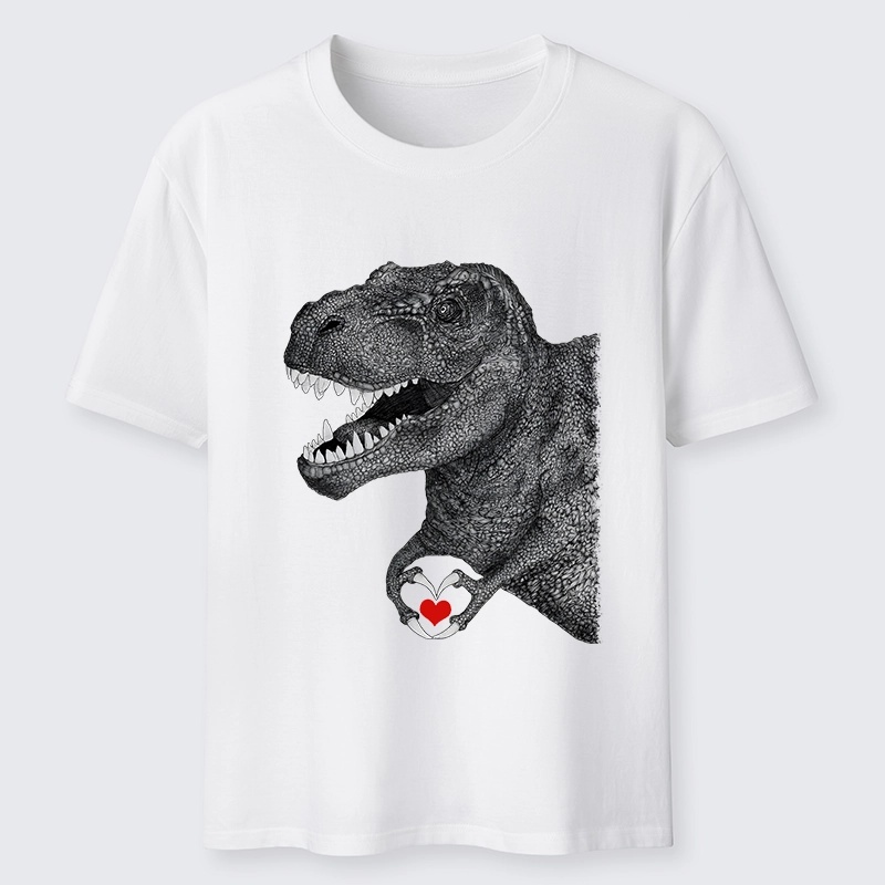 Tokyo-Lion Dinosaur Making A Heart Shape Classic T-Shirt