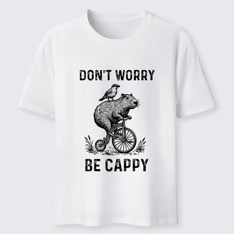 Tokyo-Lion Happy Capybara On Wheels Classic T-Shirt