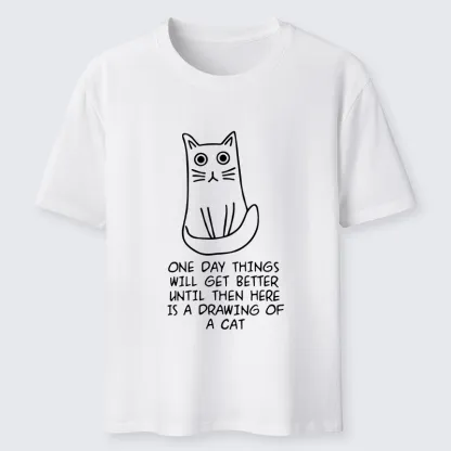 Tokyo-Lion Cat Meme To Cheer You Up Classic T-Shirt