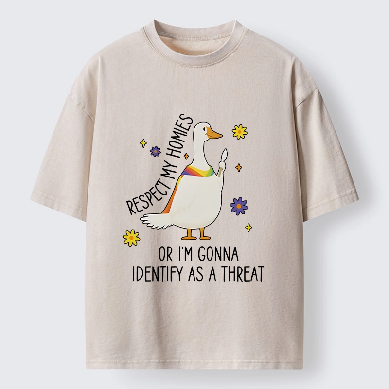 Tokyo-Lion Goose Pride Art Washed T-Shirt-Tokyo-Lion