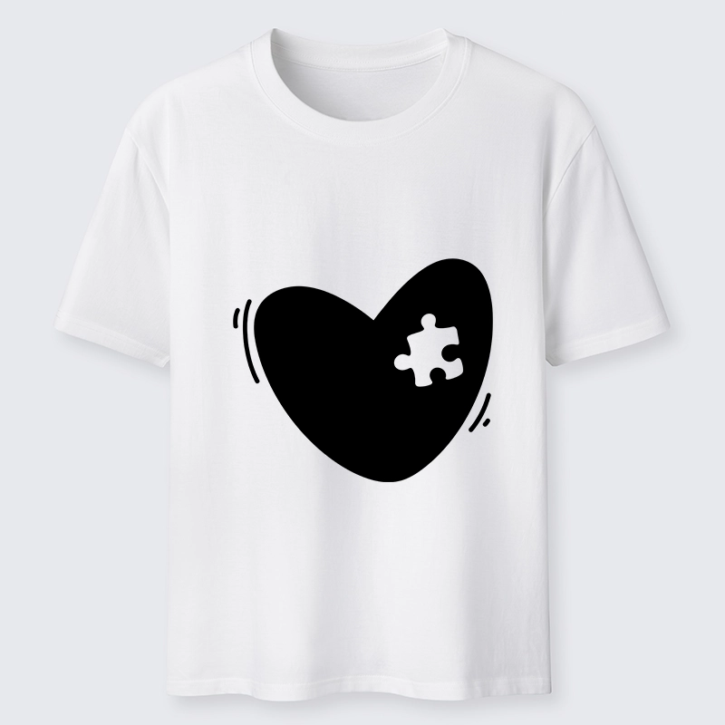 Tokyo-Lion Cute Heart Puzzle Classic T-Shirt
