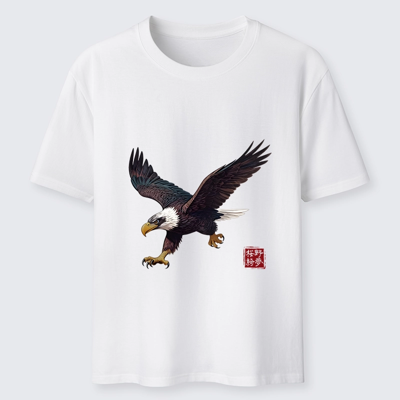 Tokyo-Lion Majestic Eagle In Flight Classic T-Shirt
