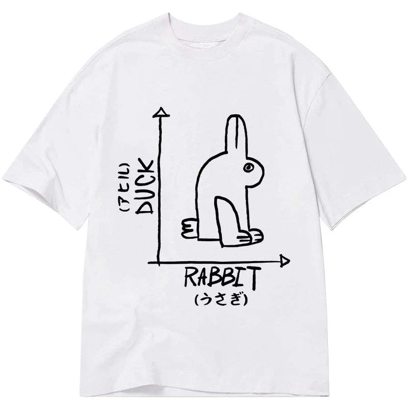 TokyoLion A Rabbit And A Duck Classic T-Shirt-Tokyo-Lion
