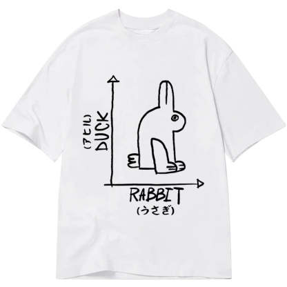 TokyoLion A Rabbit And A Duck Classic T-Shirt-Tokyo-Lion