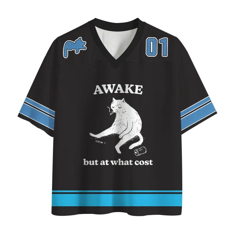 Tokyo-Lion Decadent Smoking Cat Mesh Jersey