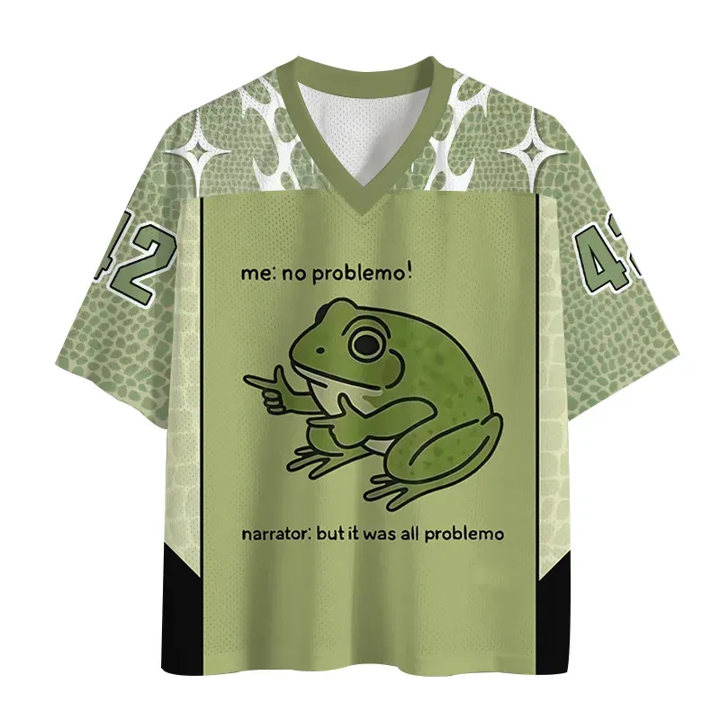 Tokyo-Lion Stupid Frog Meme Mesh Jersey