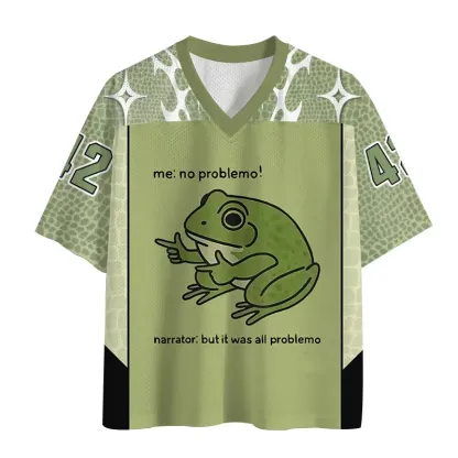 Tokyo-Lion Stupid Frog Meme Mesh Jersey