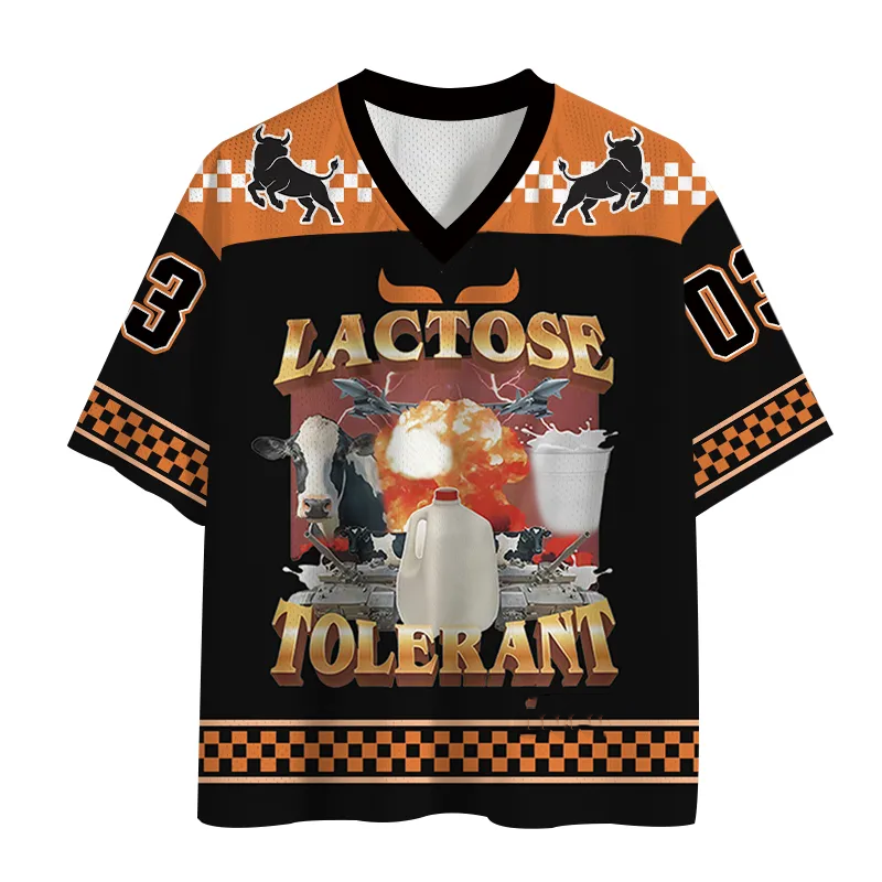 Tokyo-Lion Retro Milk Lactose Tolerant Mesh Jersey-Tokyo-Lion