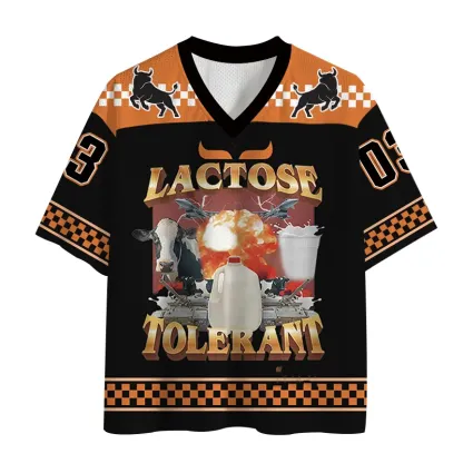 Tokyo-Lion Retro Milk Lactose Tolerant Mesh Jersey-Tokyo-Lion