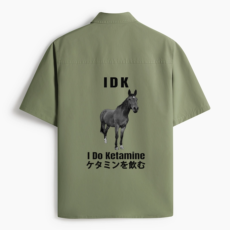 Tokyo-Lion IDK I Do Ketamine Work Shirt-Tokyo-Lion