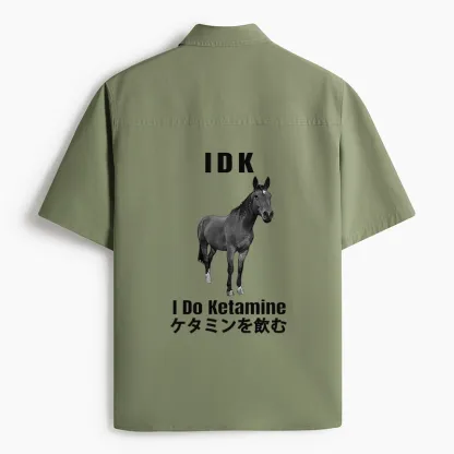 Tokyo-Lion IDK I Do Ketamine Work Shirt-Tokyo-Lion