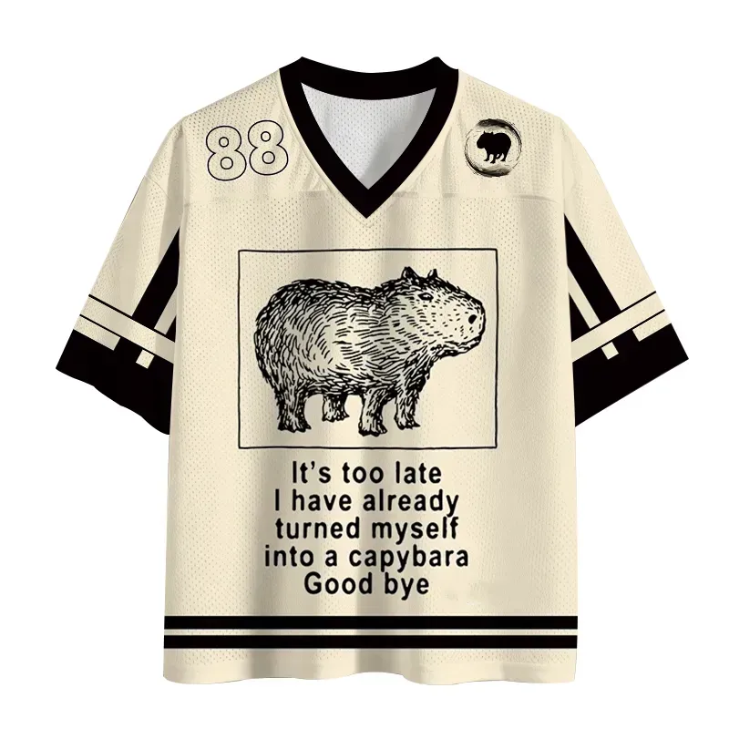 Tokyo-Lion I Have Turned Myself Into A Capybara Mesh Jersey