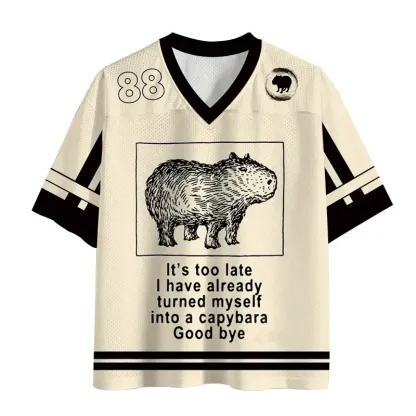 Tokyo-Lion I Have Turned Myself Into A Capybara Mesh Jersey