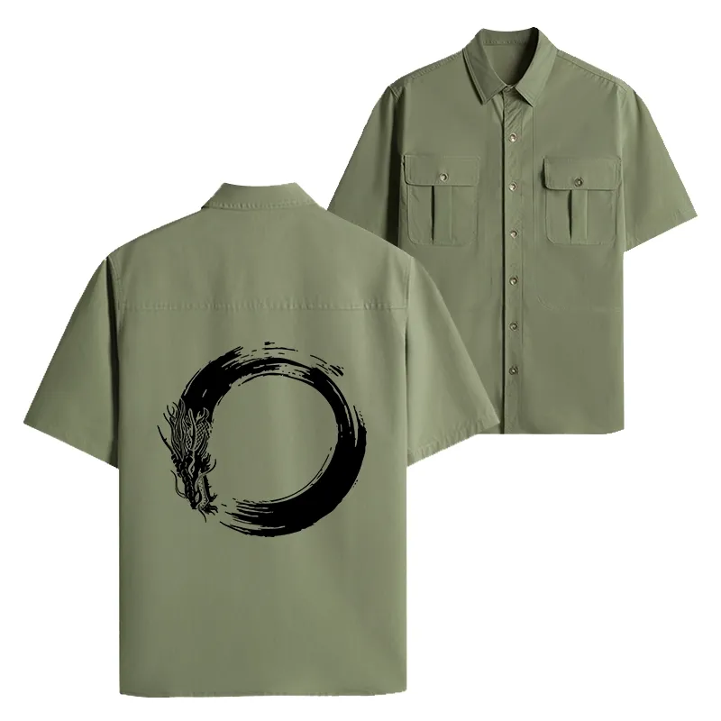 Tokyo-Lion Dragon's Circle Work Shirt