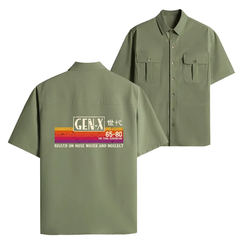 Tokyo-Lion X Era Retro Work Shirt-Tokyo-Lion