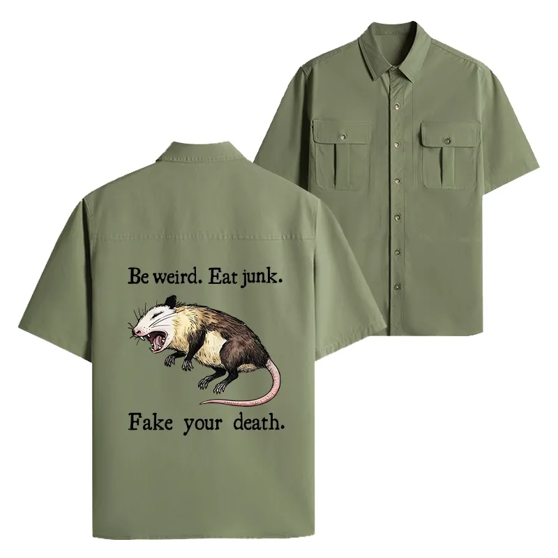Tokyo-Lion Possum Playing Dead Work Shirt