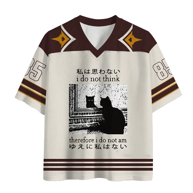 TokyoLion Thinking Cat Mesh Jersey-Tokyo-Lion