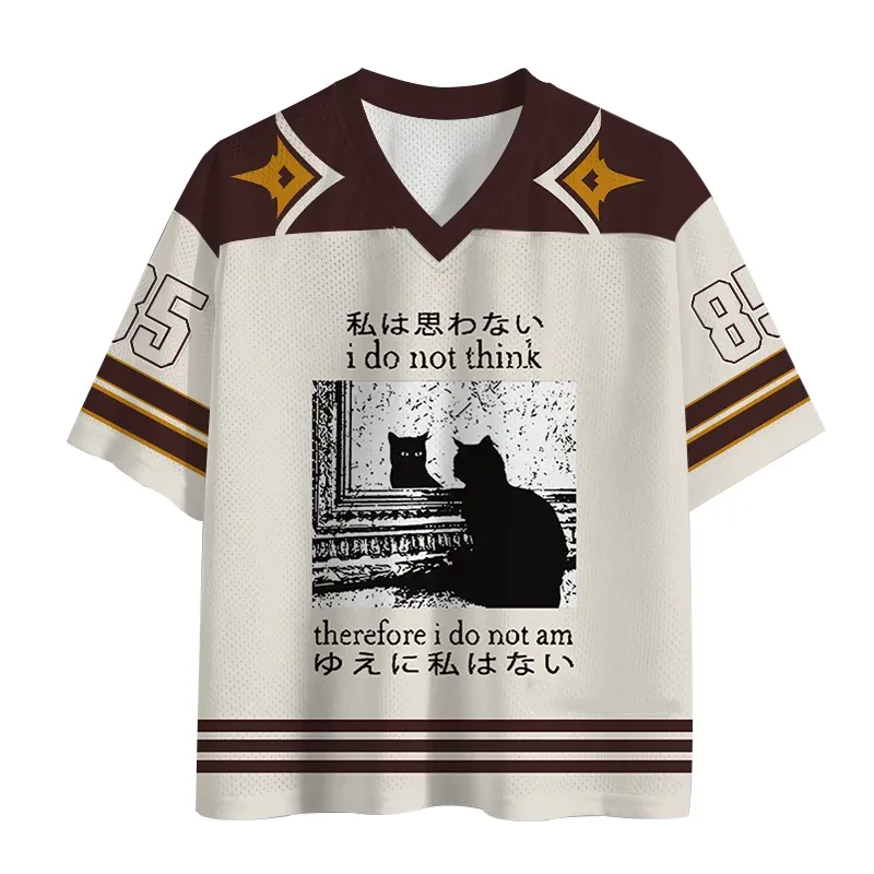 TokyoLion Thinking Cat Mesh Jersey-Tokyo-Lion