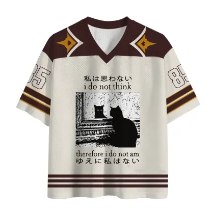 TokyoLion Thinking Cat Mesh Jersey-Tokyo-Lion