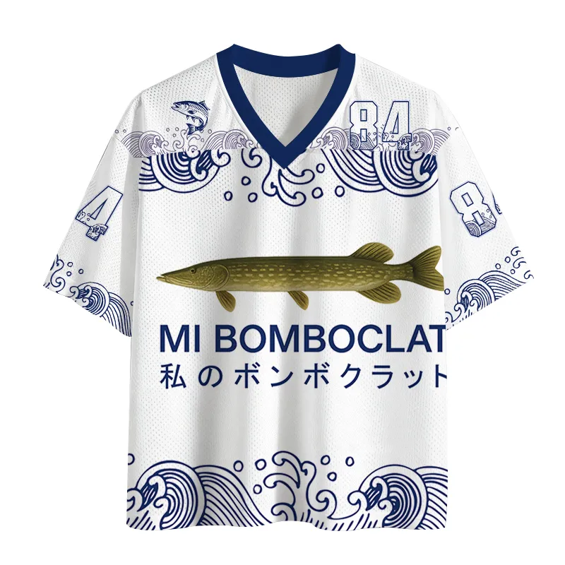 TokyoLion Mi Bomboclat Fish Meme Mesh Jersey