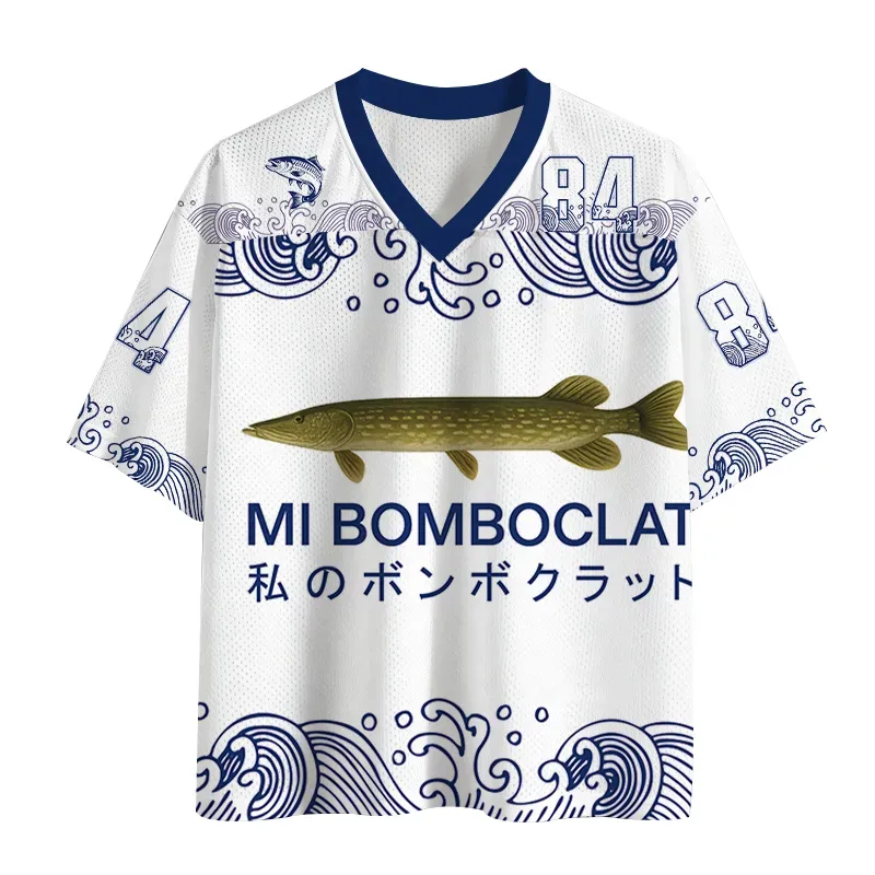 TokyoLion Mi Bomboclat Fish Meme Mesh Jersey