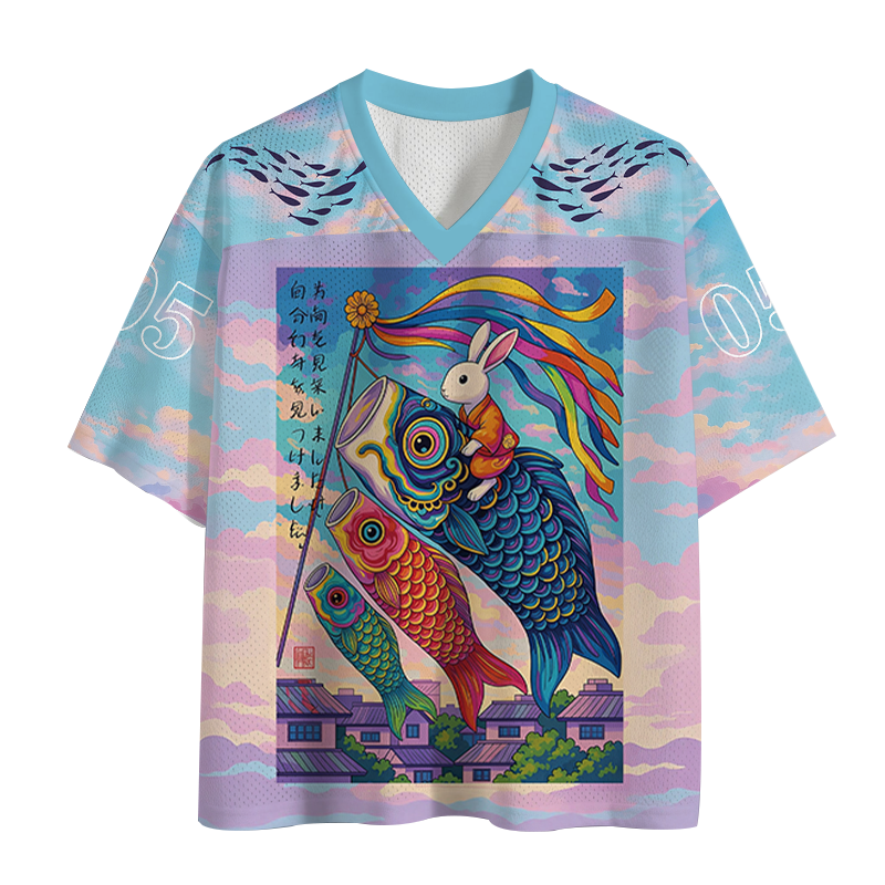 Tokyolion Lost&Found-Koi Rider Mesh Jersey