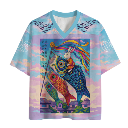 Tokyolion Lost&Found-Koi Rider Mesh Jersey
