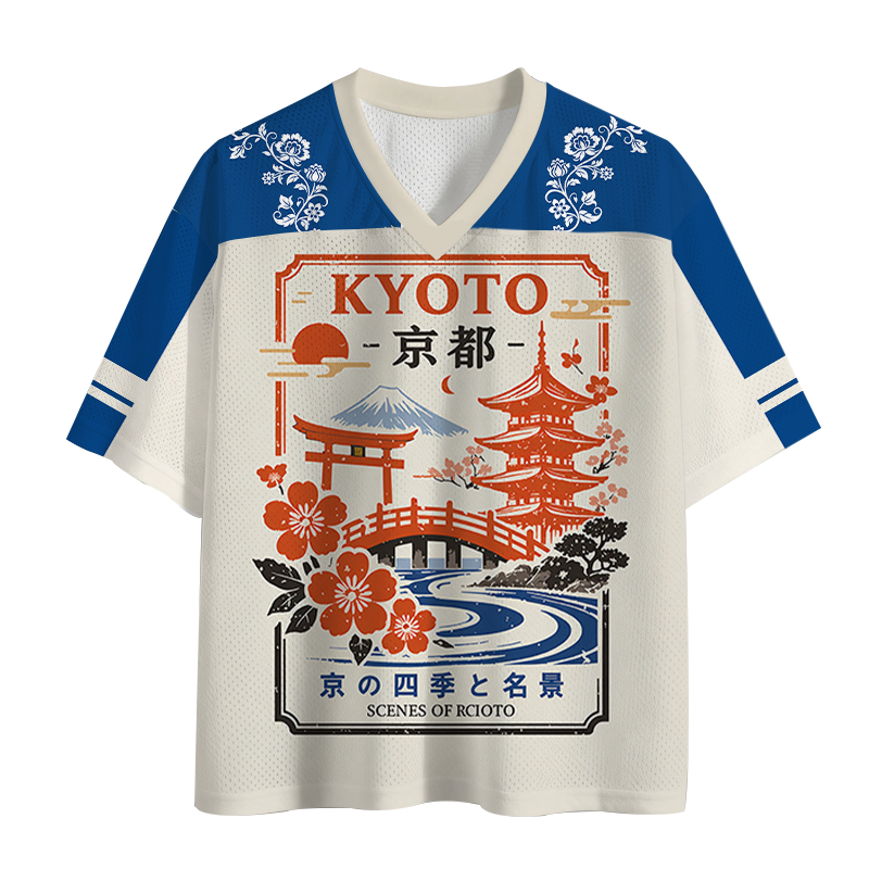 TokyoLion Scenes Of Kyoto Mesh Jersey