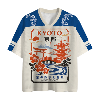 TokyoLion Scenes Of Kyoto Mesh Jersey