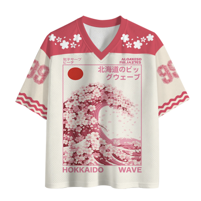 TokyoLion Sakura Surge-Hokkaido Wave Mesh Jersey