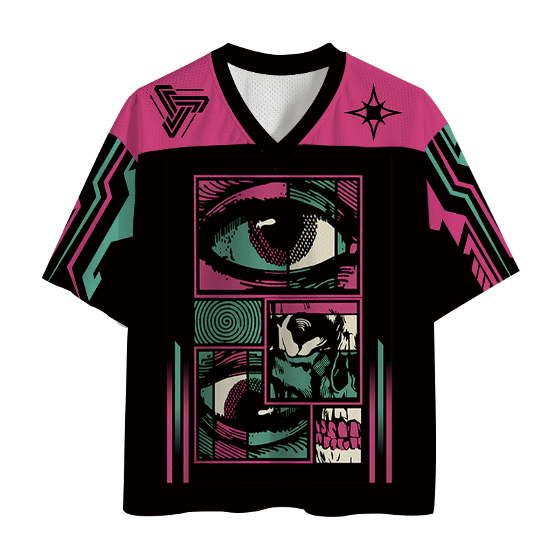 TokyoLion Facial Fragments Mesh Jersey