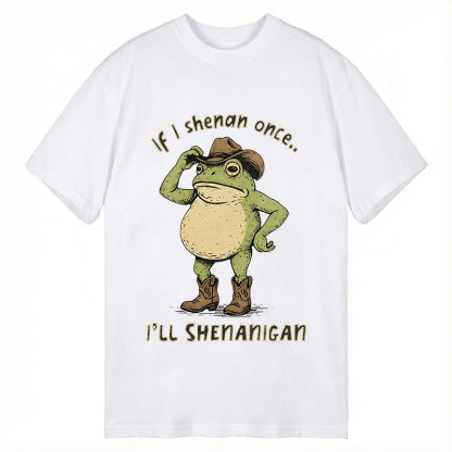 TokyoLion If I Shenan Once Funny Classic T-Shirt-Tokyo-Lion