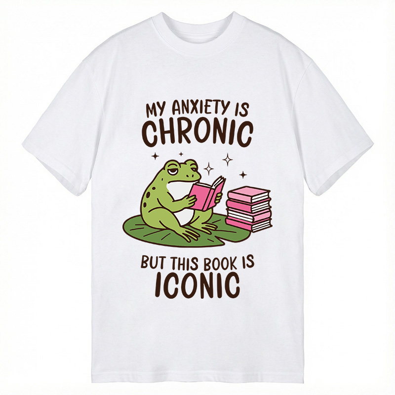 TokyoLion Funny Frog Reading Classic T-Shirt-Tokyo-Lion
