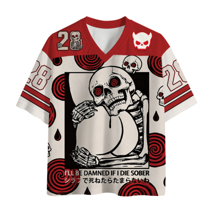 Tokyolion I'll Be Danned If I Die Sober Mesh Jersey