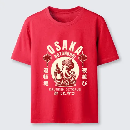 Tokyo-Tiger Retro Osaka Octopus Classic T-Shirt
