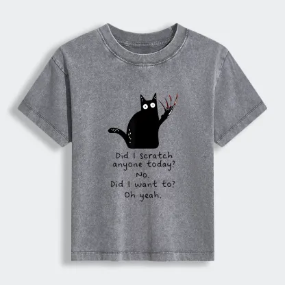 Tokyo-Lion Cats With Sharp Claws Women's Washed T-shirt