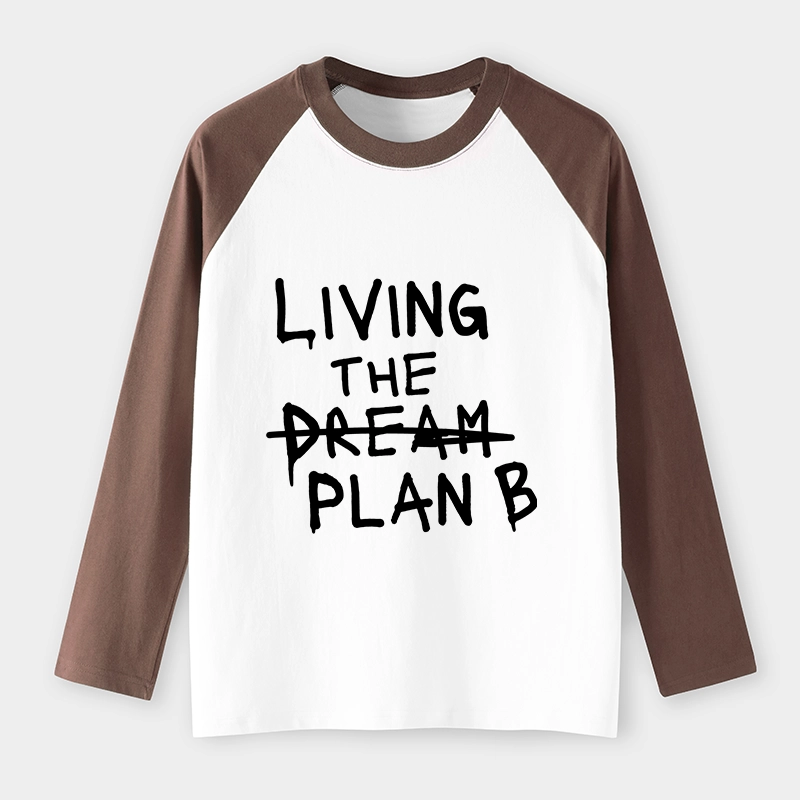 Tokyo-Lion Implement Plan B Raglan Long Sleeve T-shirt