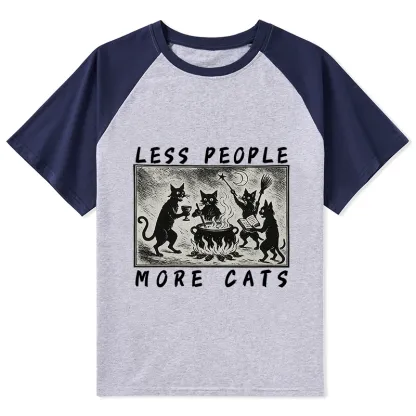 Tokyo-Lion Cat Sacrifice Ceremony Raglan T-shirt