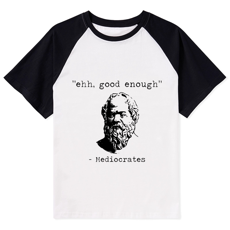 Tokyo-Lion Mediocrates Meme Raglan T-shirt