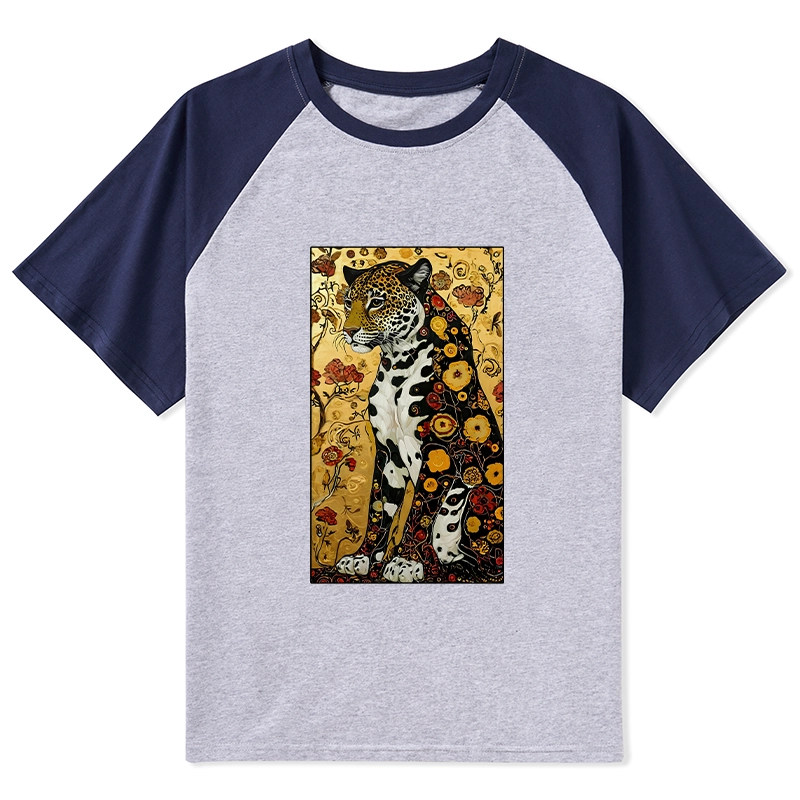 Tokyo-Lion Magnificent Leopard Raglan T-shirt