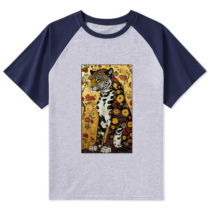 Tokyo-Lion Magnificent Leopard Raglan T-shirt
