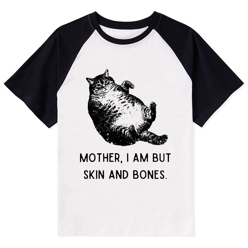 Tokyo-Lion Overweight Cat And Its Doting Owner Raglan T-shirt