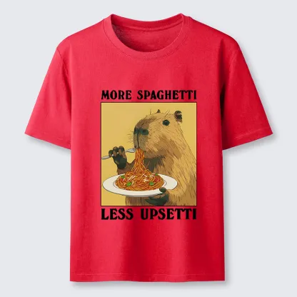 Tokyo-Tiger Capybara Eating Pasta Classic T-Shirt