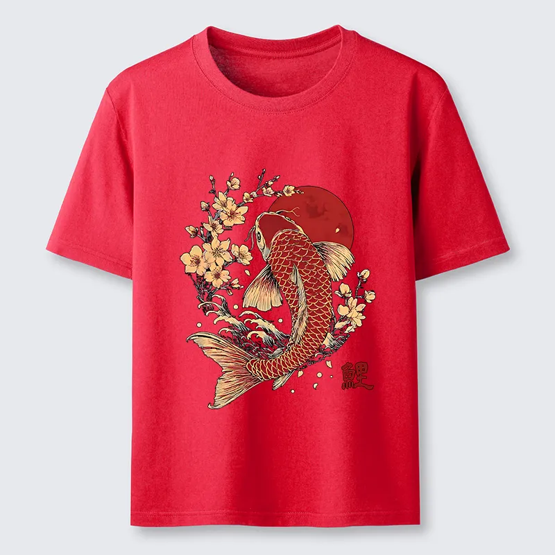 Tokyo-Lion Luck of the Koi Classic T-Shirt