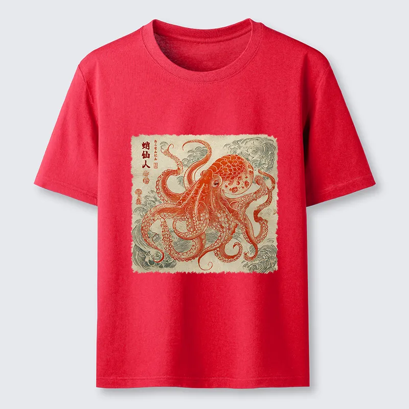 Tokyo-Lion Octopus Sage Classic T-Shirt