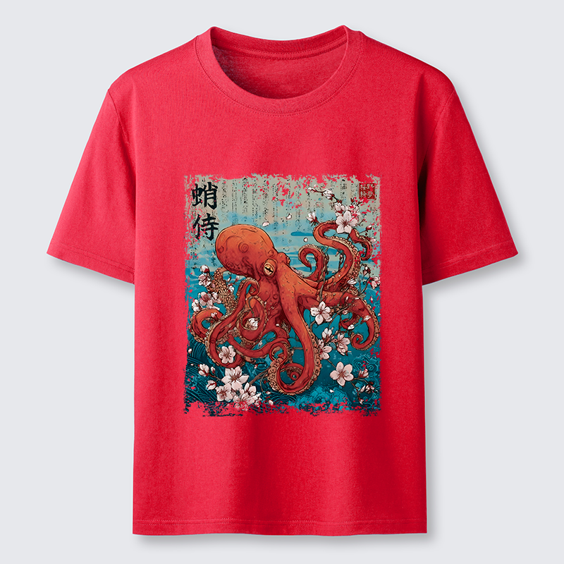 Tokyo-Lion The Eight-Armed Samurai Classic T-Shirt